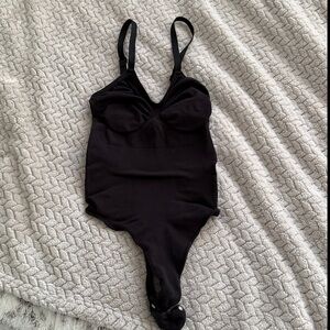 Black Thong Bodysuit